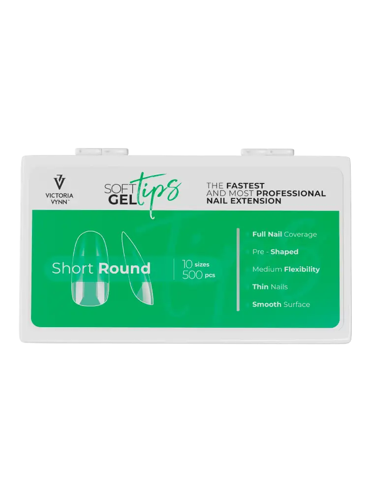 Victoria VYNN Soft Gel Tips Set with Short Round Tips – Image 4