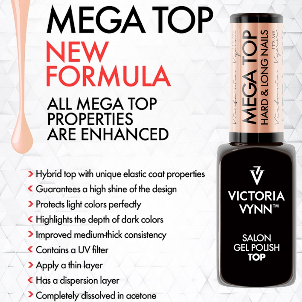Salon Gel Polish Mega Top Coat (Rubber Top Coat) – Image 3