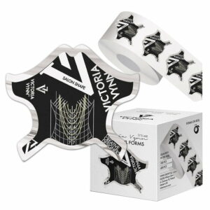 Victoria VYNN Salon Nail Forms Black 400 Pcs