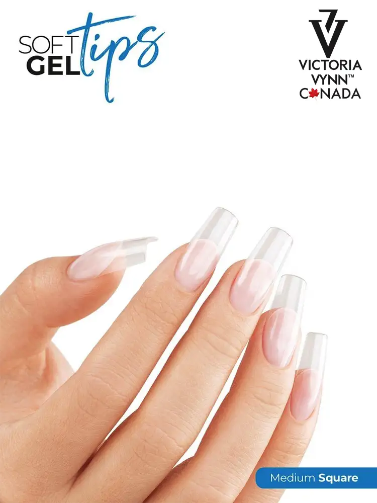 Victoria VYNN Soft Gel Tips Set with Medium Square Tips – Image 2