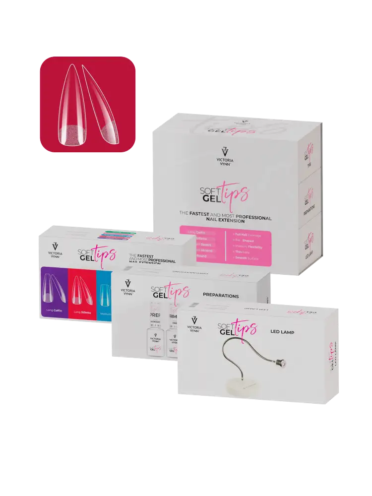Victoria VYNN Soft Gel Tips Set with Long Stiletto Tips