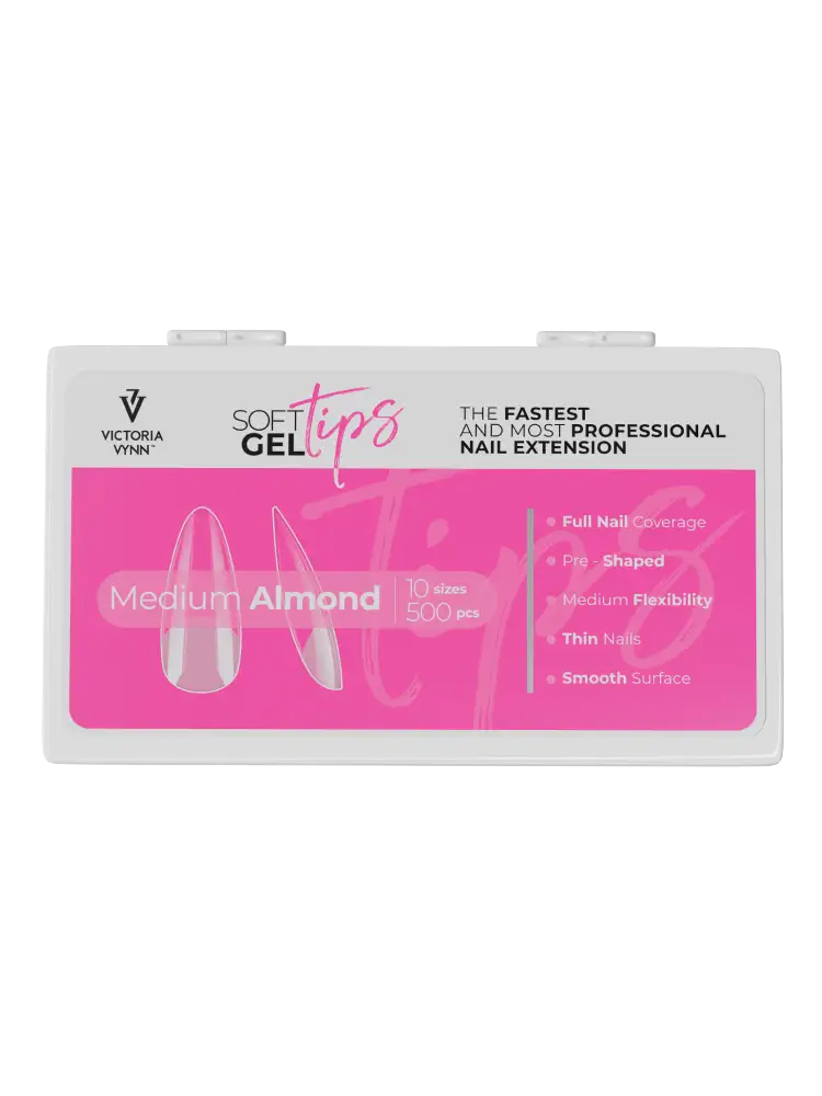 Victoria VYNN Soft Gel Tips Set with Medium Almond Tips – Image 4